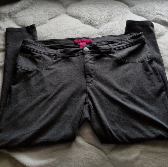 Pure Energy Vintage Grey Dress Pant Tight Leg - Picture 1 of 5